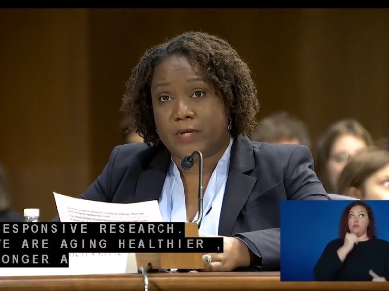Dr. DeeDee Bennett Gayle Testifies before U.S. Senate