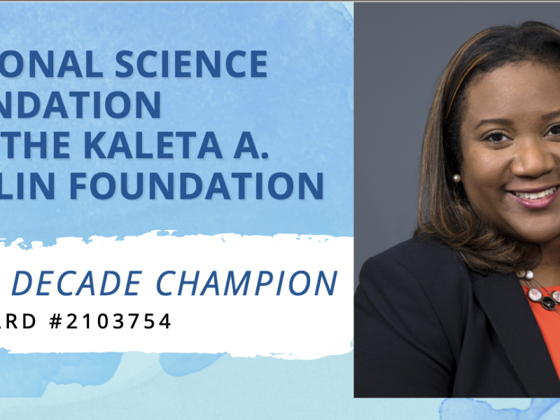 ESET Researcher Dr. DeeDee Bennett Gayle Selected by the National Science Foundation to Serve as Ocean Decade Champion